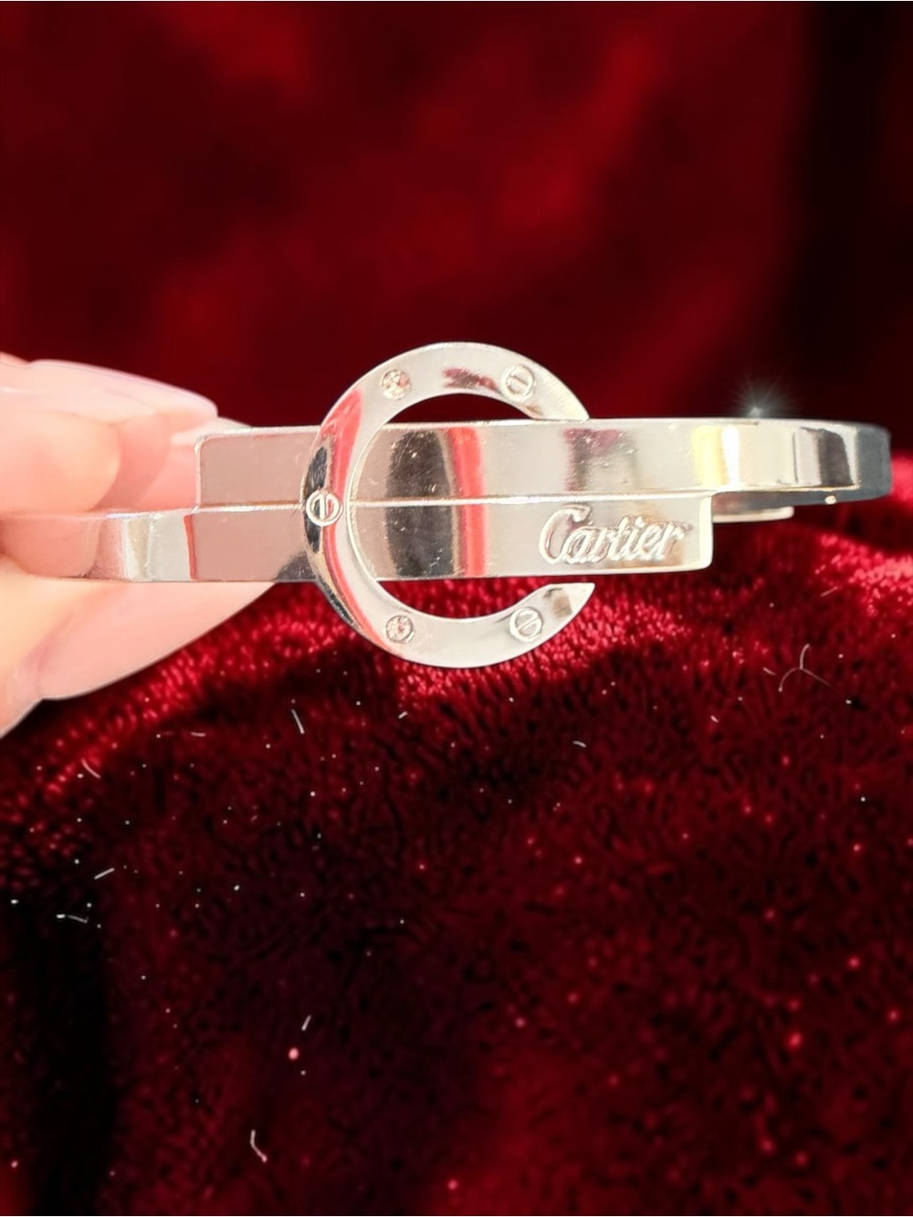 Silver Cartier Bracelet